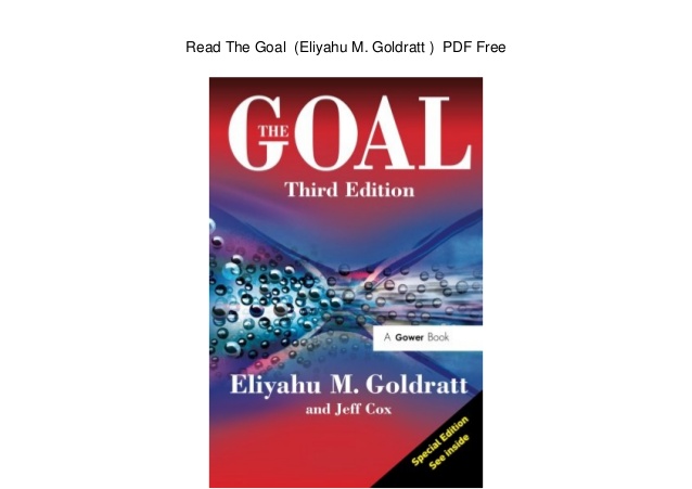 The Goal By Goldratt Pdf Yellowend