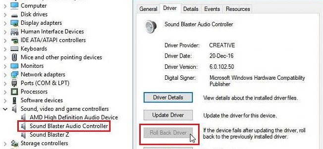 dell creative sound blaster drivers windows 10 64 bit